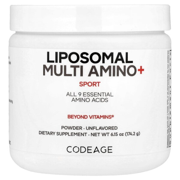 Codeage, liposomales Pulver mit mehreren Aminosäuren, geschmacksneutral, 174,2 g