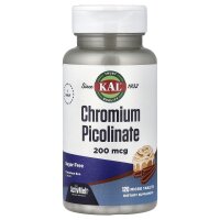 KAL, Chrom Picolinate, Chrom-Picolinat, Zimtschnecke, 200 mcg, 120 Mikrotabletten