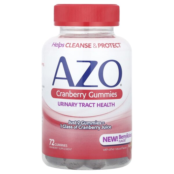 AZO, Cranberry® Gummies, Fruchtgummis, Berrylicious, 72 Fruchtgummis