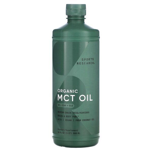 Sports Research, MCT-Öl, Ohne Geschmackzusätze, 946 ml