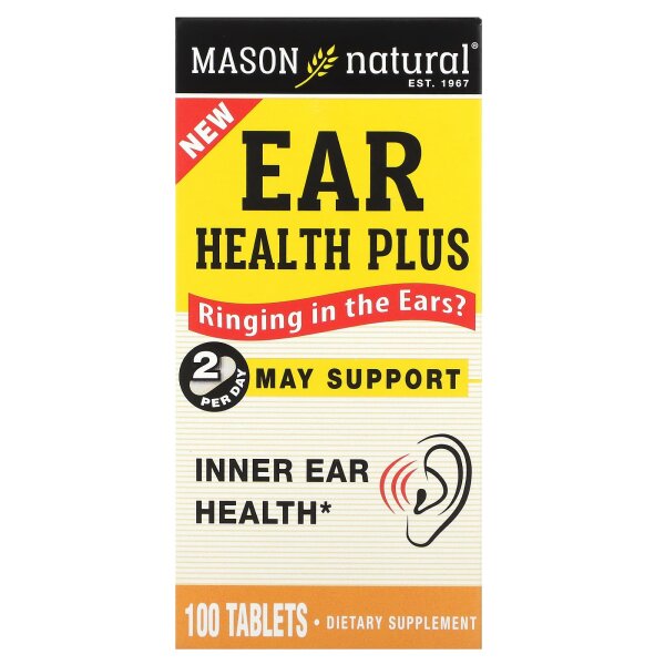 Mason Natural, Ear Health Plus, Ohrengesundheit Plus, 100 Tabletten