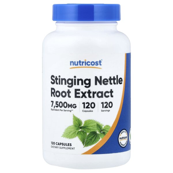 Nutricost, Brennnesselwurzelextrakt, 7.500 mg, 120 Kapseln