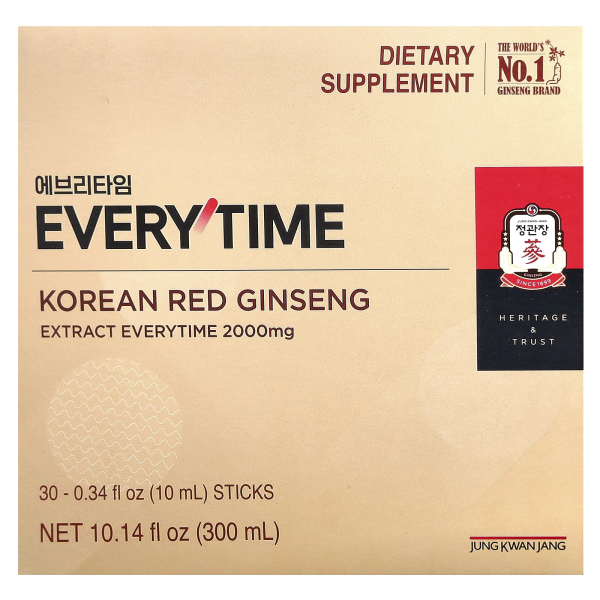 JungKwanJang, Koreanischer-Roter-Ginseng-Extrakt, 30 Sticks, je 10 ml