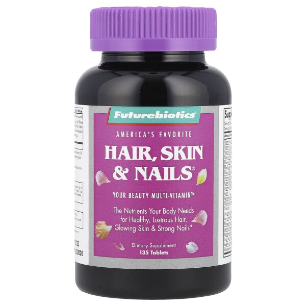 FutureBiotics, Hair, Skin & Nails, 135 Tabletten