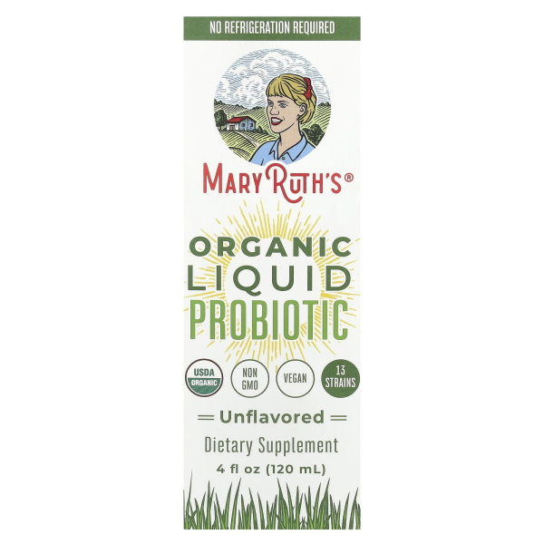 MaryRuths, Organic Liquid Probiotic, flüssiges Bio-Probiotikum, geschmacksneutral, 120 ml