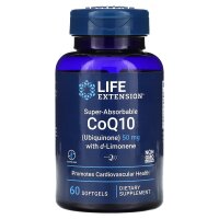 Life Extension, Superabsorbierbares CoQ10 mit D-Limonen, 50 mg, 60 Weichkapseln