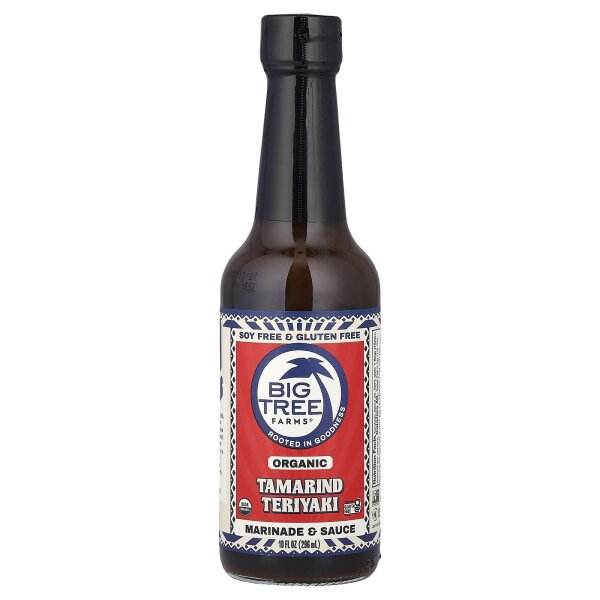 Big Tree Farms, Organic Tamarind Teriyaki, Bio-Tamarinde-Teriyaki, Marinade und Sauce, 296 ml