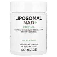 Codeage, Eternal, Liposomal NAD+, liposomales NAD+, 60 pflanzliche Kapseln