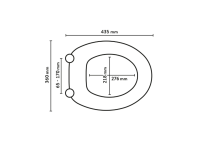 baliv WC-Sitz Quilotoa mit Absenkautomatik Duroplast Weiß Toilettensitz