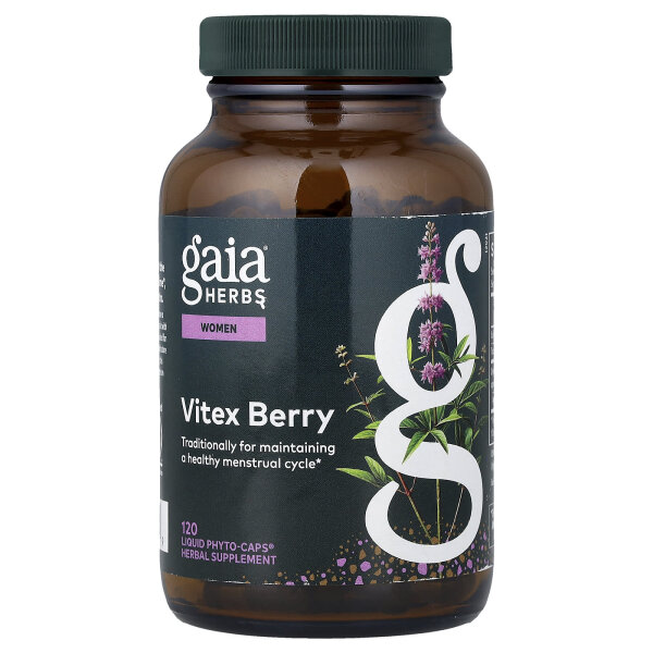 Gaia Herbs, Vitex Berry für Frauen, 120 vegane, flüssige Phyto-Kapseln