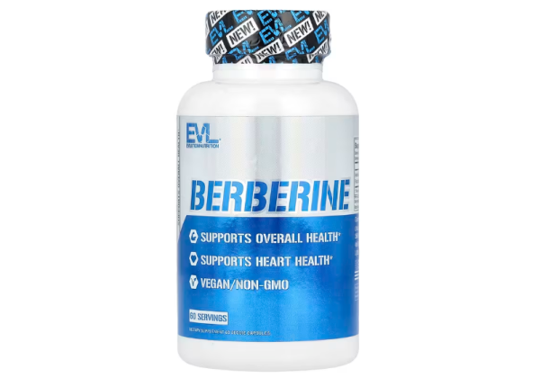 EVLution Nutrition, Berberine, Berberin, 60 vegetarische Kapseln, (500 mg mg pro Kapsel)