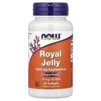 NOW Foods, Gelée Royale, 1.000 mg, 60 Weichkapseln