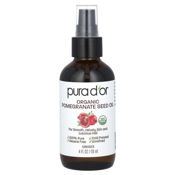 Pura Dor, Organic Pomegranate Seed Oil, Bio-Granatapfel-Samenöl, 118 ml