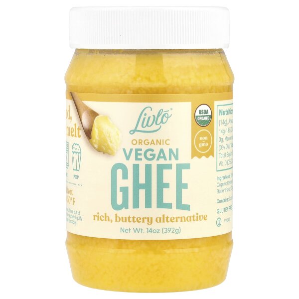 Livlo, Organic Vegan GHEE, veganes Bio-Ghee, 392 g
