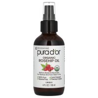 Pura Dor, Organic Rosehip Oil, Bio-Hagebuttenöl, 118 ml