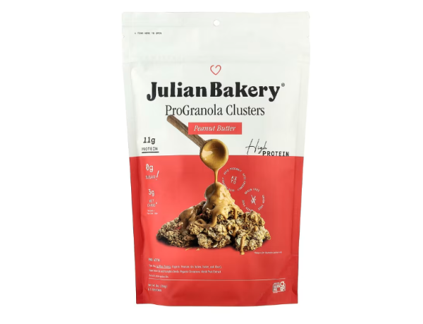 Julian Bakery, ProGranola Clusters, ProGranola Clusters, Erdnussbutter, 255 g