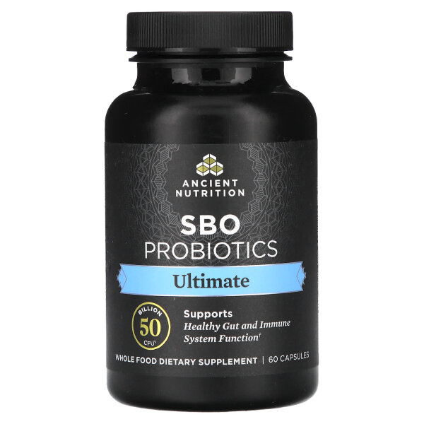 Ancient Nutrition, Probiotika, 50 Milliarden KBE, 60 Kapseln