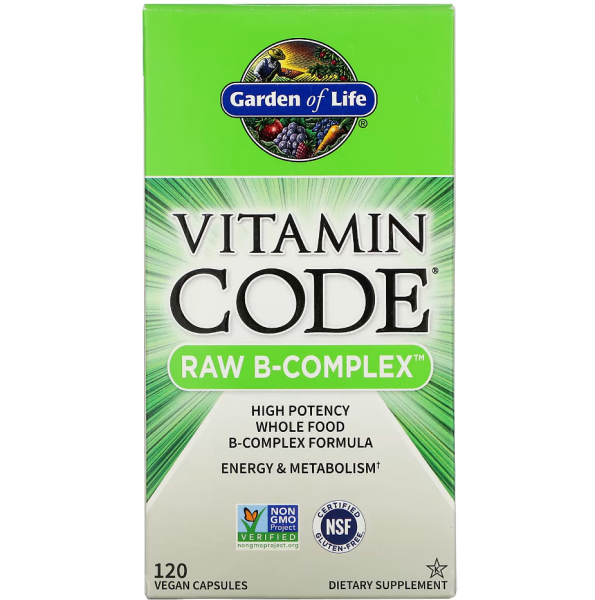 Garden of Life, Vitamin Code, RAW B-Complex, 120 vegane Kapseln