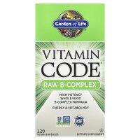 Garden of Life, Vitamin Code, RAW B-Complex, 120 vegane...