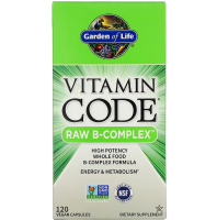 Garden of Life, Vitamin Code, RAW B-Complex, 120 vegane...