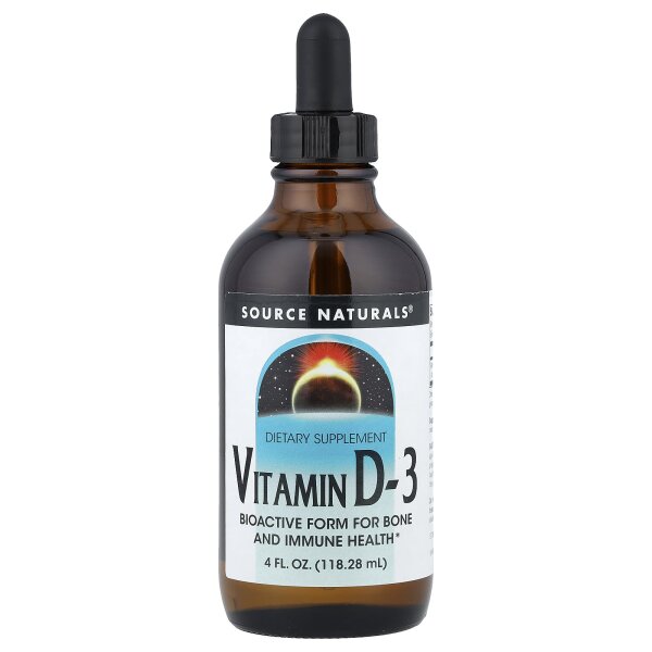 Source Naturals, Vitamin D-3, 118,28 ml - DE Versand via DHL