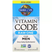 Garden of Life, Vitamin Code, RAW One, Multivitamin...