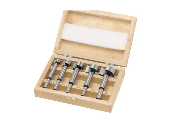 Forstner-Bohrersatz 5-teilig 15 mm - 35 mm