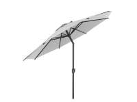 Siena Garden Marktschirm Ø 300 cm Grau mit...