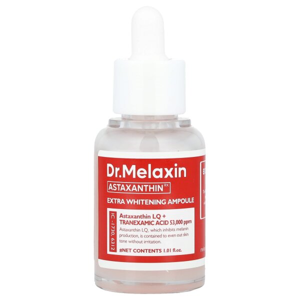 Dr.Melaxin, AstaxanthinRX, Extra Whitening Ampoule, extra aufhellende Ampulle, 30 ml