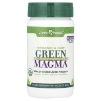 Green Foods, Green Magma®, Barley Grass Juice Powder, Gerstengrassaftpulver, 80 g
