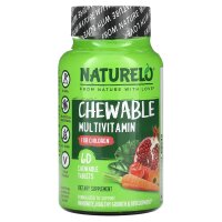 NATURELO, Multivitamin-Kautabletten für Kinder, 60...