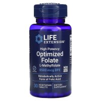 Life Extension, hochwirksames optimiertes Folat, 8.500 mcg DFE, 30 pflanzliche Tabletten