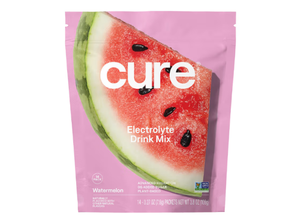 Cure Hydration, Elektrolyt-Mix, Wassermelone, 14 Päckchen, je 7,6 g