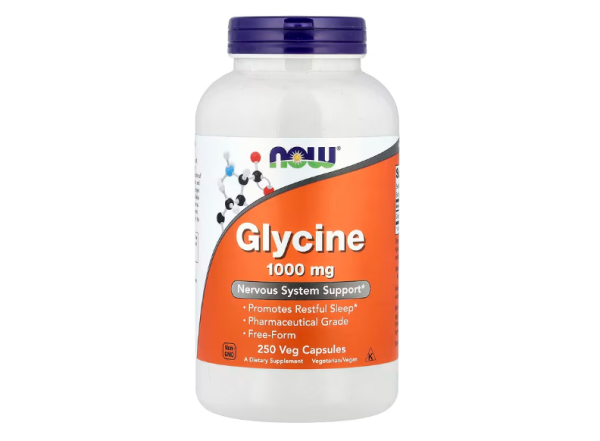 NOW Foods, Glycine, Glycin, 1.000 mg, 250 pflanzliche Kapseln