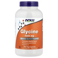 NOW Foods, Glycine, Glycin, 1.000 mg, 250 pflanzliche...