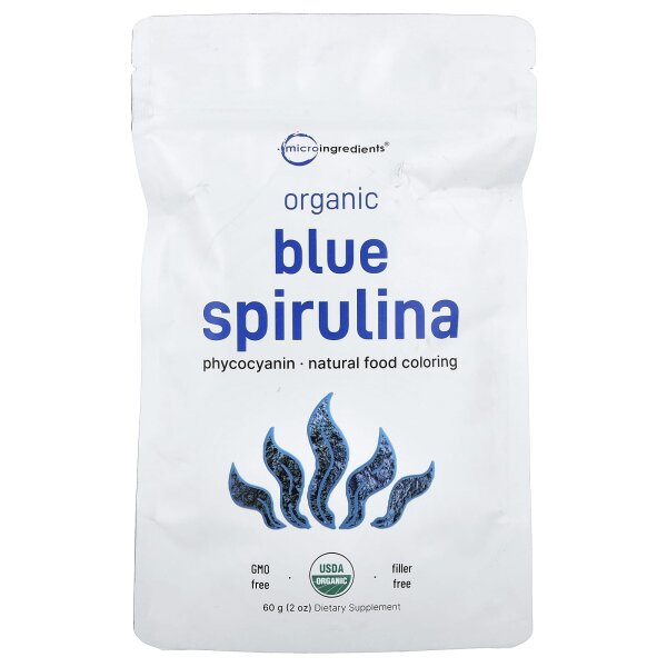Micro Ingredients, Organic Blue Spirulina, blaue Bio-Spirulina, 60 g (2 oz.)