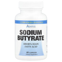 Absolute Nutrition, Sodium Butyrate, Natriumbutyrat, 60 Kapseln