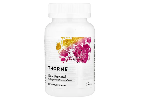 Thorne, Basic Prenatal, Multivitamine für Frauen vor der Geburt, 90 Kapseln