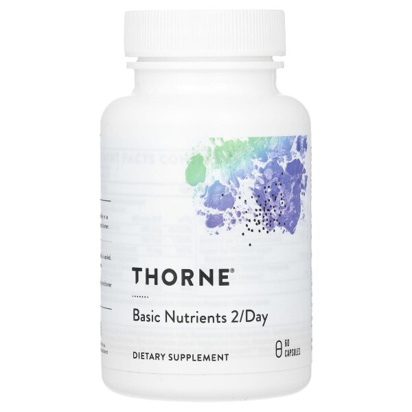 Thorne, Basic Nutrients 2/Day, Ergänzungsmittel mit grundlegenden Nährstoffen, 60 Kapseln