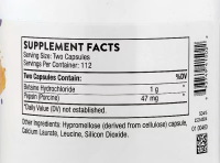 Thorne, Betain HCL und Pepsin, 225 Kapseln