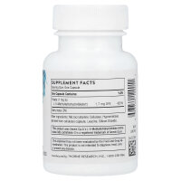 Thorne, 5-MTHF, L5-Methyltetrahydrofolat, 1 mg, 60 Kapseln