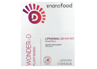 Codeage, Nanofood, Liposomal D3+K2+B12, Mixed Berry, 30...
