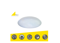 Trio LED-Deckenleuchte Nagano mit Sternenhimmel Ø...