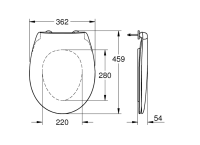 Grohe WC-Sitz Bau Keramik Alpinweiß, B-Ware