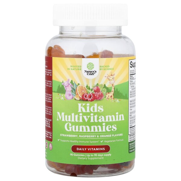 Natures Craft, Multivitamin-Fruchtgummis für Kinder, Früchte, 90 Fruchtgummis