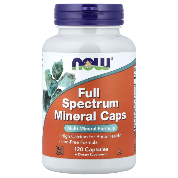 NOW Foods, Full Spectrum Mineral Caps, 120 pflanzliche Kapseln