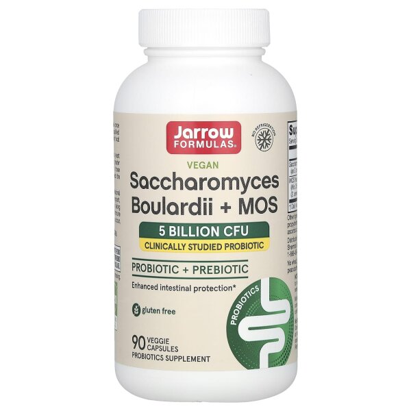 Jarrow Formulas - Saccharomyces Boulardii + MOS-Kapseln (90 Kapseln)