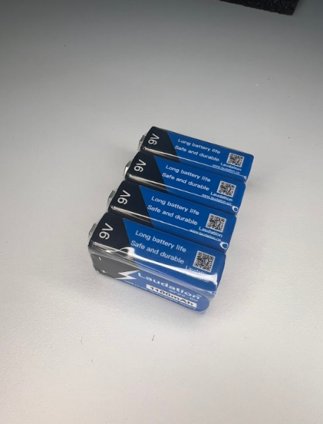 4x 9V 1100mAh Akku Typ-C 6F22 Li-Ion Akku aufladbar