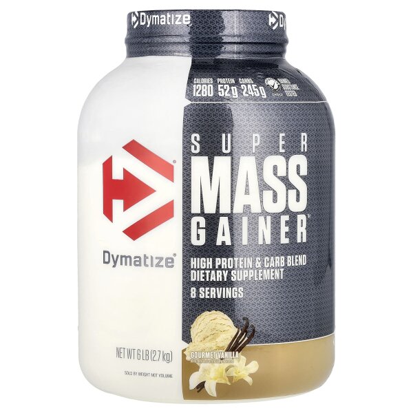 Dymatize, Super Mass Gainer™, Gourmet-Vanille, 2,7 kg