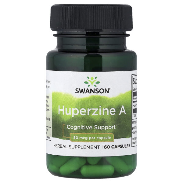 Swanson, Huperzine A, 50 mcg, 60 Kapseln